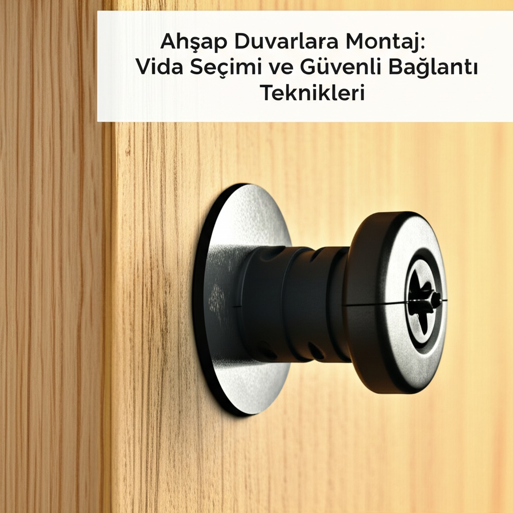 Ahşap Duvarlara Montaj: Vida Seçimi ve Güvenli Bağlantı Teknikleri