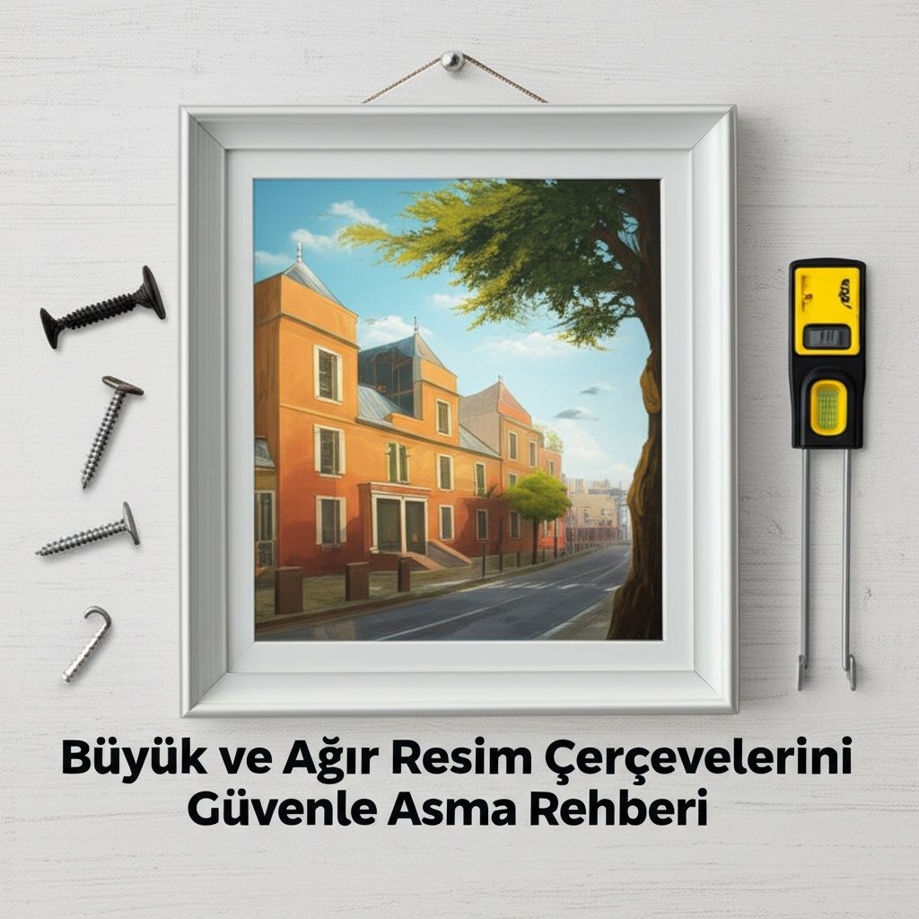 Büyük ve Ağır Resim Çerçevelerini Güvenle Asma Rehberi