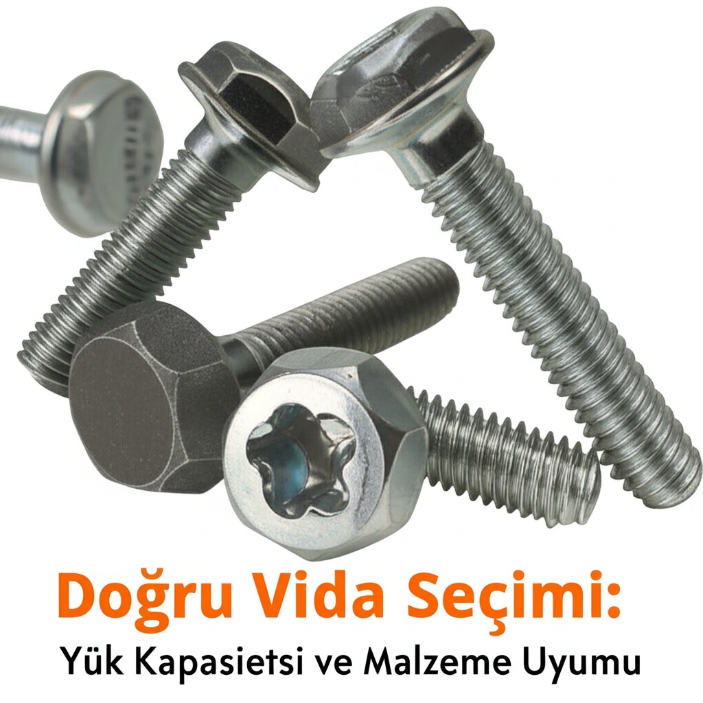 Doğru Vida Seçimi: Yük Kapasitesi ve Malzeme Uyumu