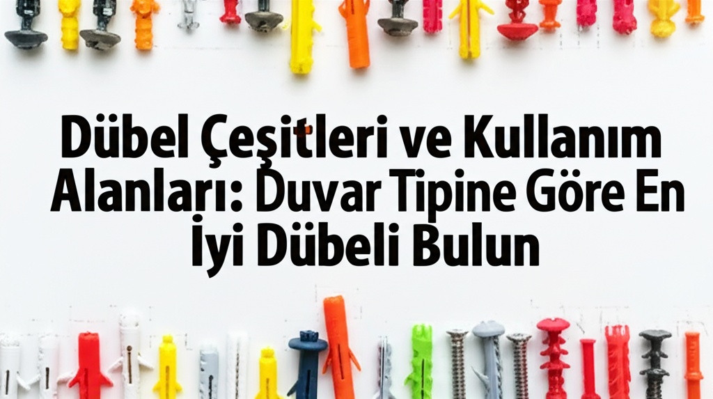 Dübel Çeşitleri ve Kullanım Alanları: Duvar Tipine Göre En İyi Dübeli Bulun