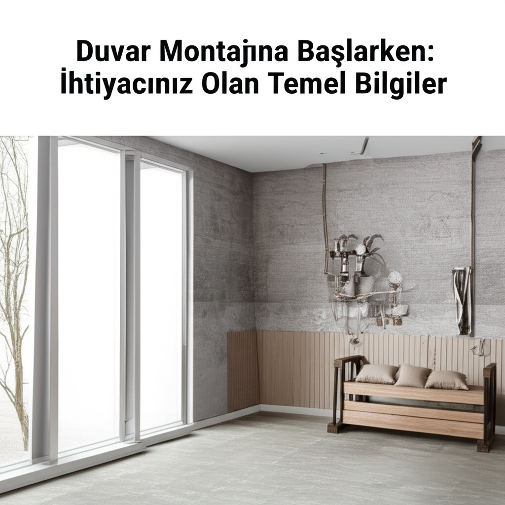 Duvar Montajına Başlarken: İhtiyacınız Olan Temel Bilgiler