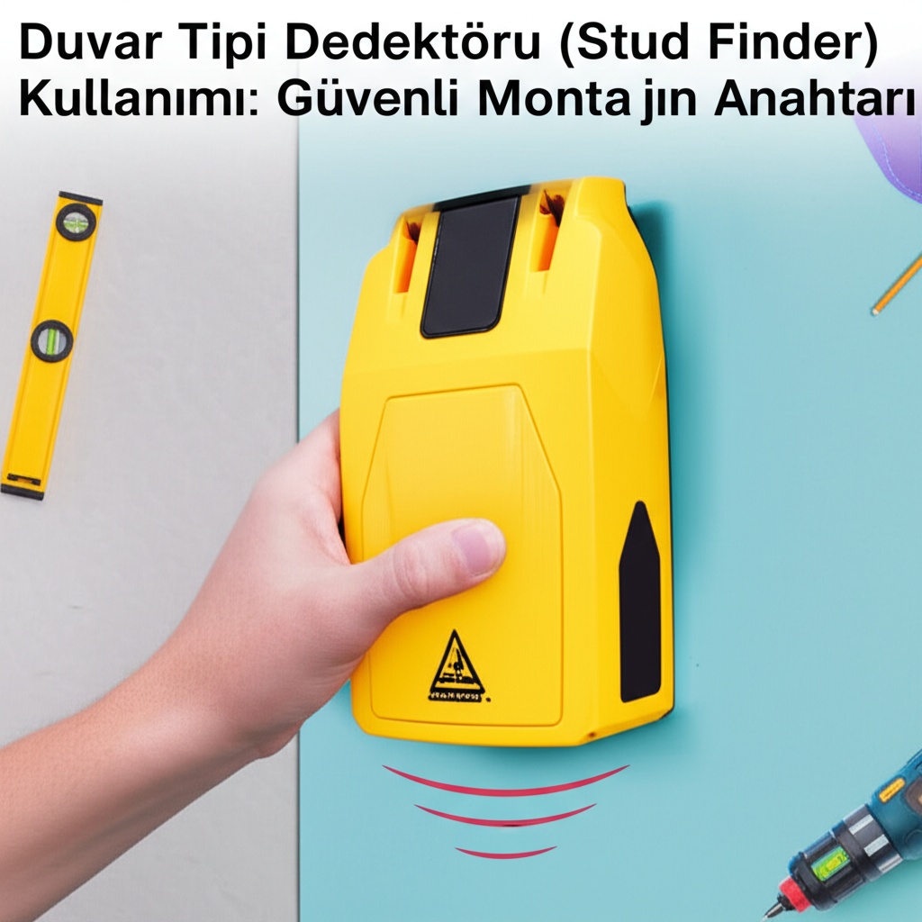 Duvar Tipi Dedektörü (Stud Finder) Kullanımı: Güvenli Montajın Anahtarı