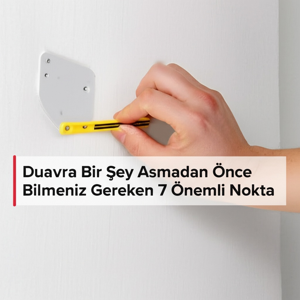 Duvara Bir Şey Asmadan Önce Bilmeniz Gereken 7 Önemli Nokta