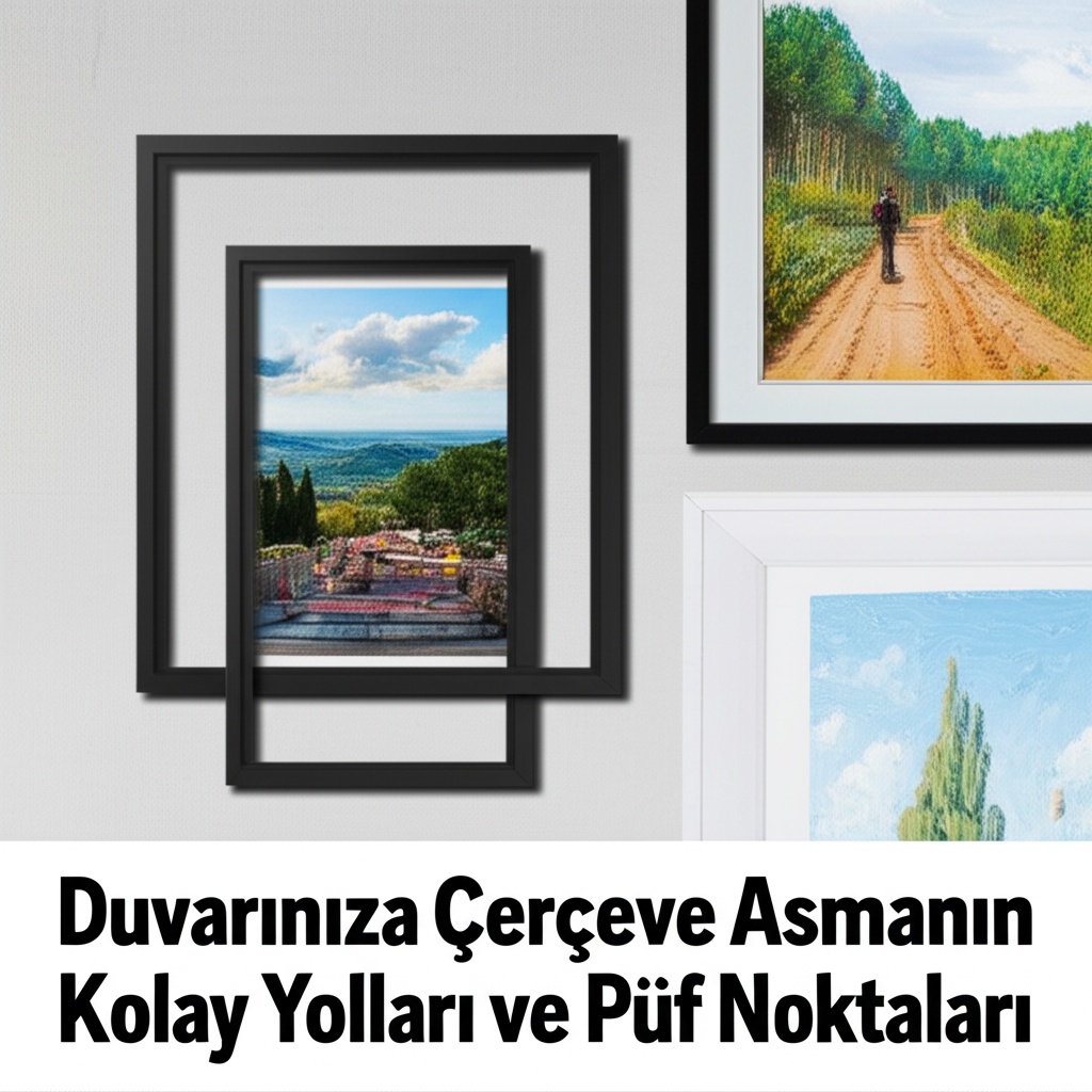 Duvarınıza Çerçeve Asmanın En Kolay Yolları ve Püf Noktaları