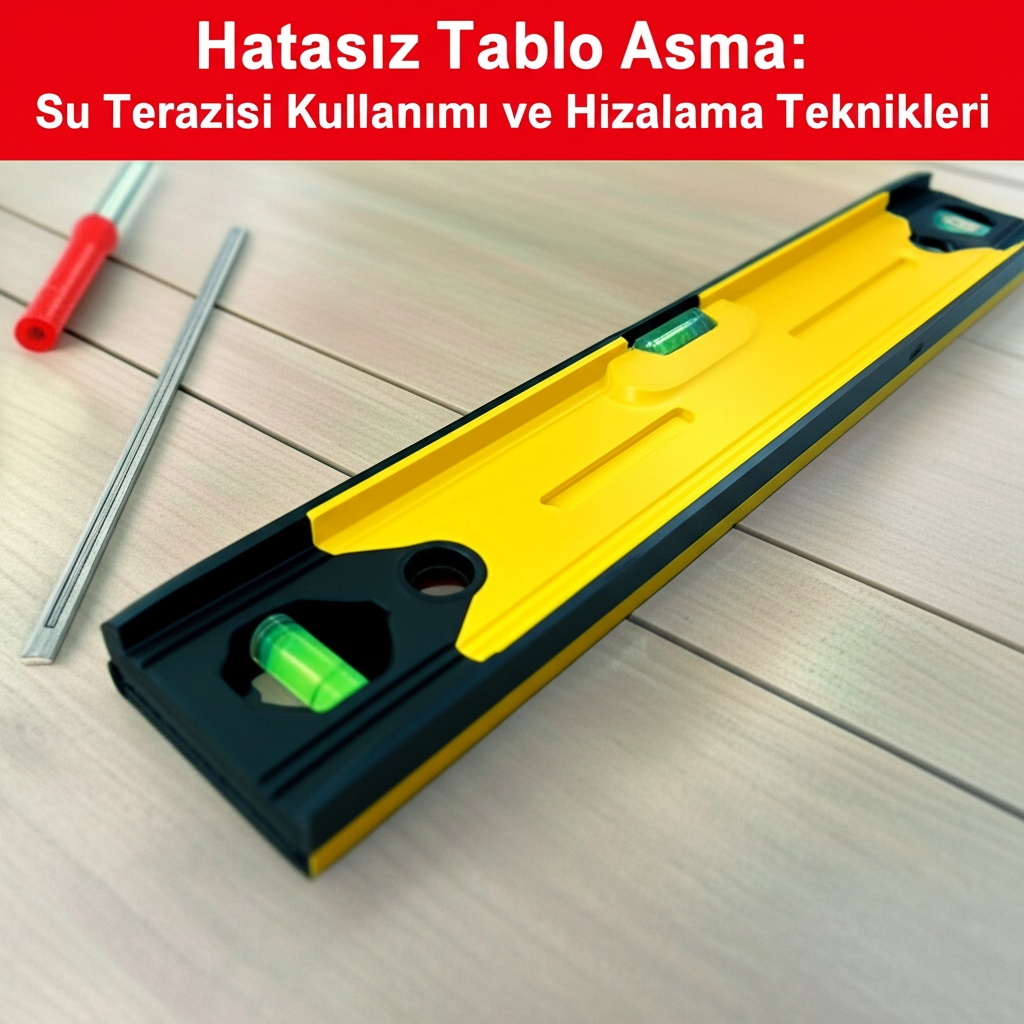 Hatasız Tablo Asma: Su Terazisi Kullanımı ve Hizalama Teknikleri