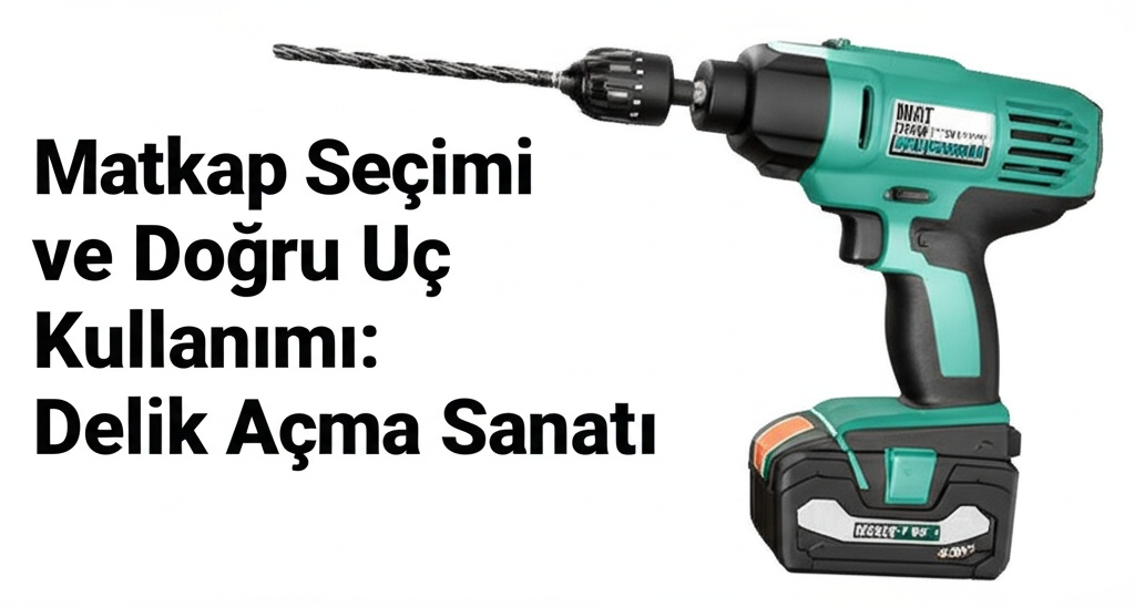 Matkap Seçimi ve Doğru Uç Kullanımı: Delik Açma Sanatı