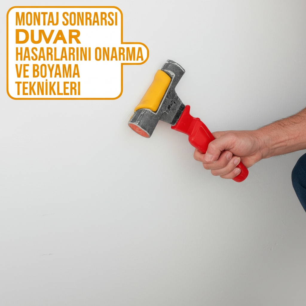 Montaj Sonrası Duvar Hasarlarını Onarma ve Boyama Teknikleri