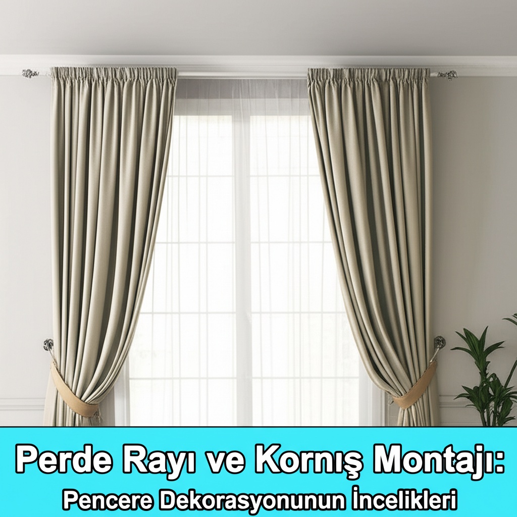 Perde Rayı ve Korniş Montajı: Pencere Dekorasyonunun İncelikleri