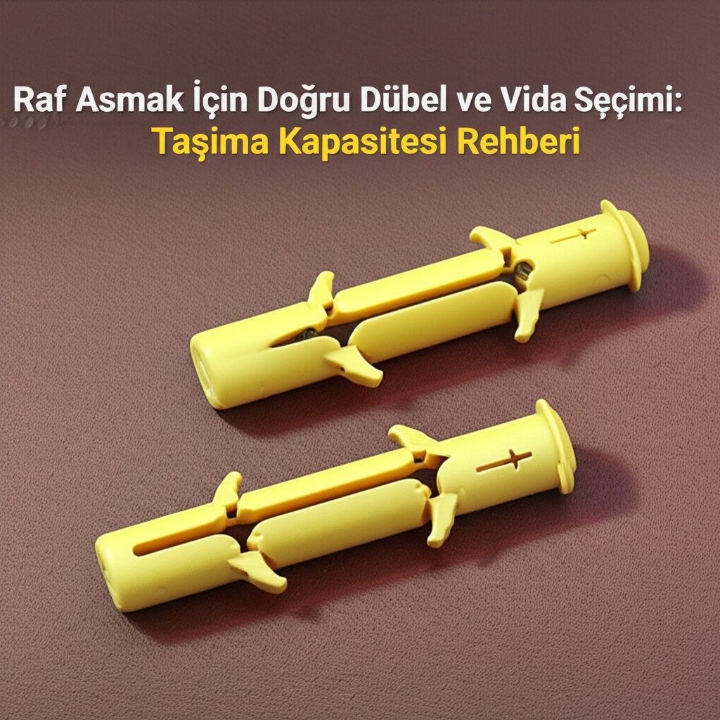 Raf Asmak İçin Doğru Dübel ve Vida Seçimi: Taşıma Kapasitesi Rehberi