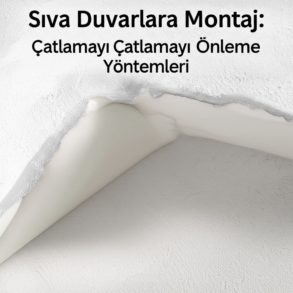 Sıva Duvarlara Montaj: Çatlamayı Önleme Yöntemleri
