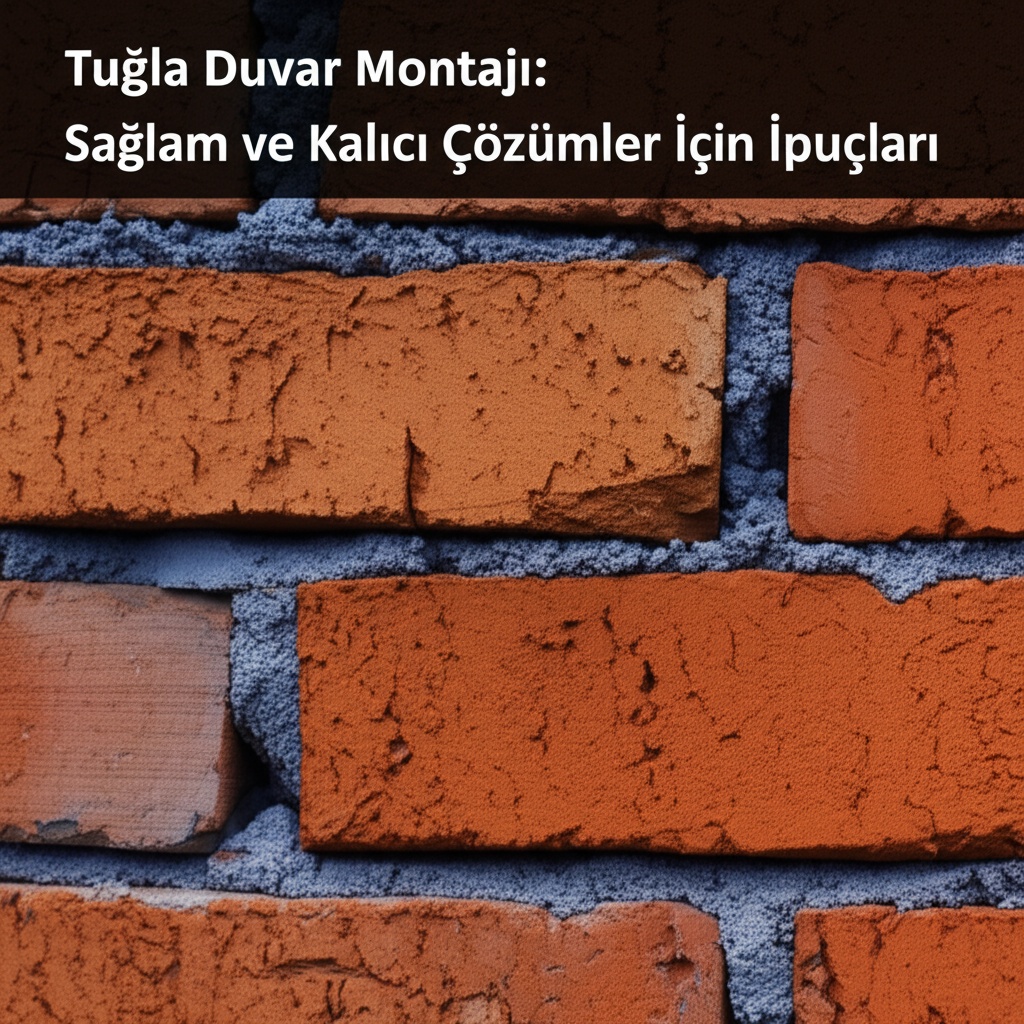 Tuğla Duvar Montajı: Sağlam ve Kalıcı Çözümler İçin İpuçları