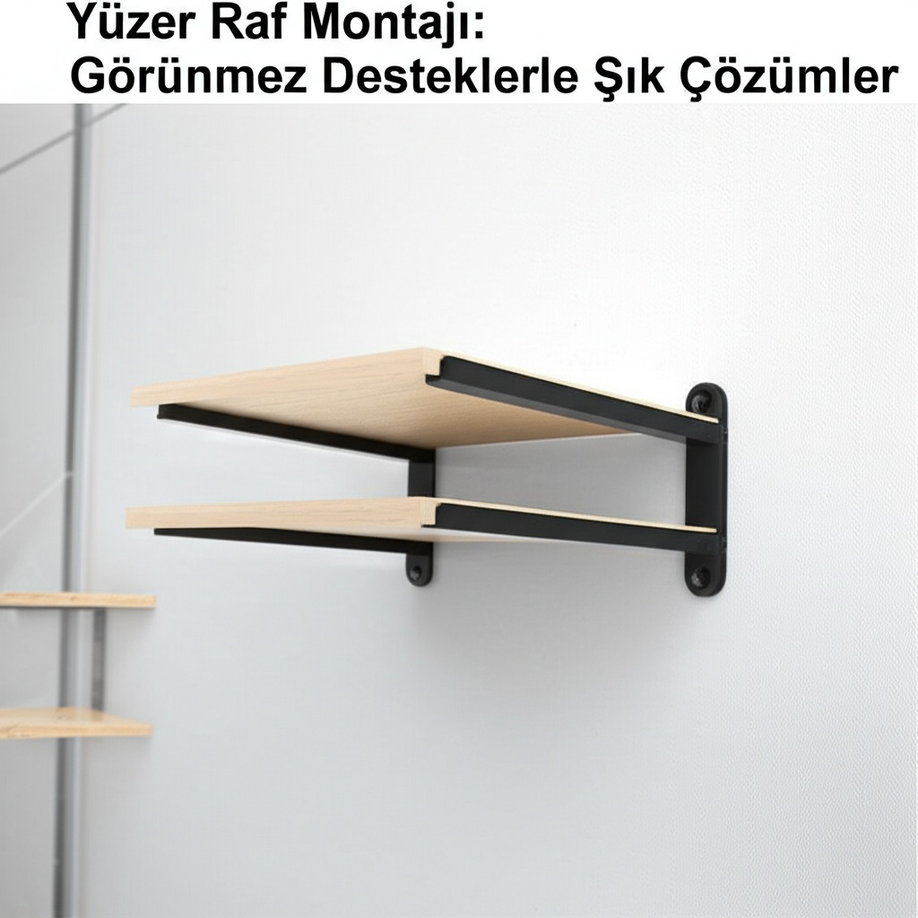 Yüzer Raf Montajı: Görünmez Desteklerle Şık Çözümler